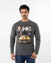 Men's Full Sleeves T-Shirt - Grey, Men's T-Shirts & Polos, Chase Value, Chase Value