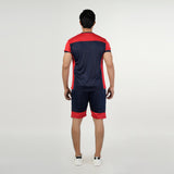 Men's Gym Wear T-Shirt With Short Track Suits - Navy Blue, Men's Track Suits, Chase Value, Chase Value