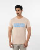 Men's Printed Half Sleeves Round Neck T-Shirt - Fawn, Men's T-Shirts & Polos, Chase Value, Chase Value