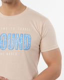 Men's Printed Half Sleeves Round Neck T-Shirt - Fawn, Men's T-Shirts & Polos, Chase Value, Chase Value