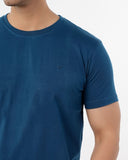 Men's Half Sleeves Round Neck Printed T-Shirt - Navy Blue, Men's T-Shirts & Polos, Chase Value, Chase Value