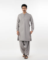 Eminent Men's Trim Fit Shalwar Suit - Steel Grey, Men's Shalwar Kameez, Eminent, Chase Value