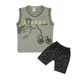 Valuable Boys Sando Suit - Olive Green, Boys Sets & Suits, Chase Value, Chase Value