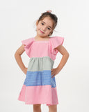 Eminent Girls Woven Frock - Multi Color, Girls Frocks, Eminent, Chase Value