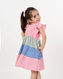 Eminent Girls Woven Frock - Multi Color, Girls Frocks, Eminent, Chase Value