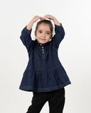 Eminent Girls Denim Frock - Dark Blue, Girls Frocks, Eminent, Chase Value