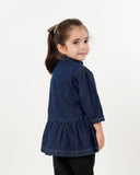 Eminent Girls Denim Frock - Dark Blue, Girls Frocks, Eminent, Chase Value