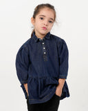 Eminent Girls Denim Frock - Dark Blue, Girls Frocks, Eminent, Chase Value