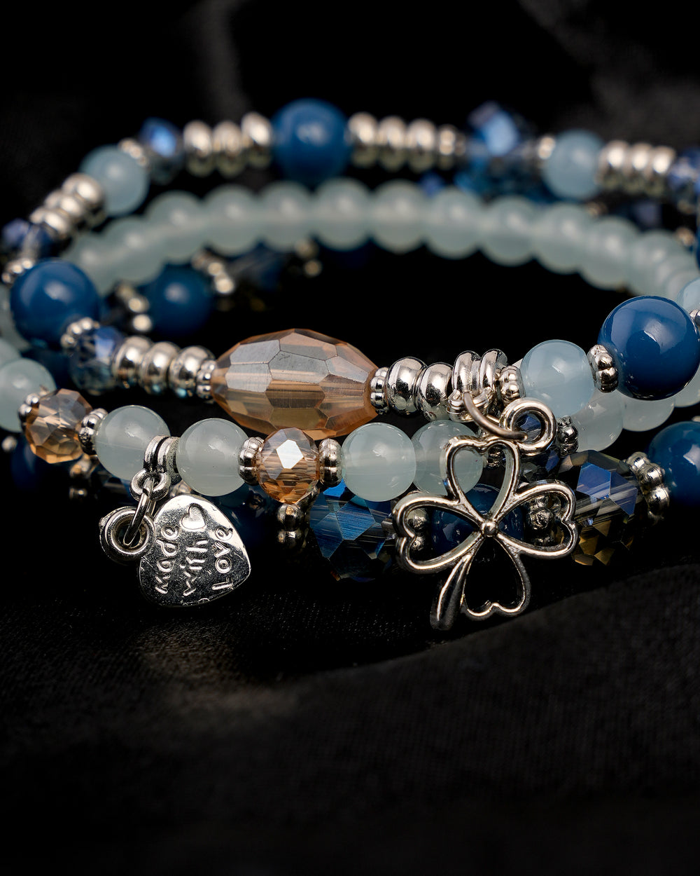 Women's Beads Bracelets( 4Ps Set ), Women Bangles & Bracelets, Chase Value, Chase Value