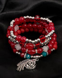 Women's Beads Bracelets( 4Ps Set ), Women Bangles & Bracelets, Chase Value, Chase Value
