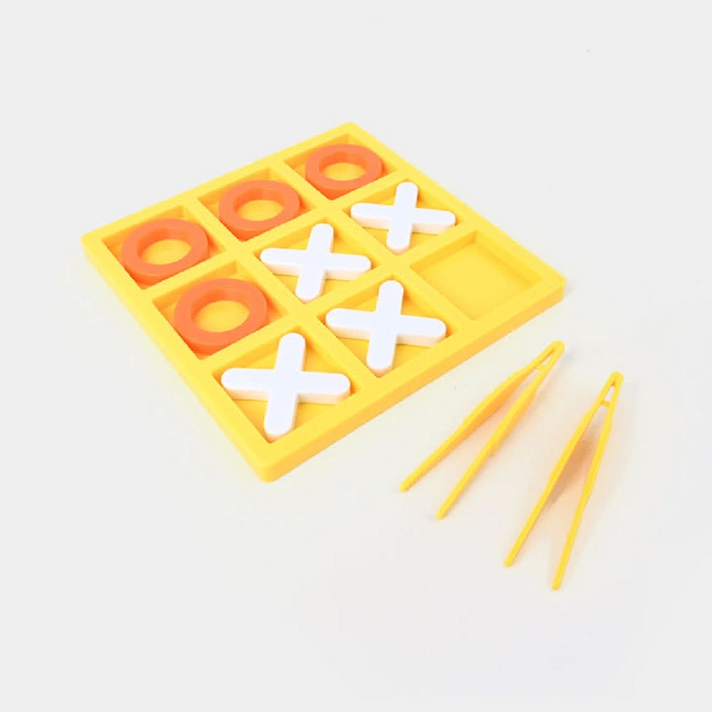 Tic Tac Toy Board Game For Kids - Yellow, Board Games & Puzzles, Chase Value, Chase Value