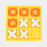 Tic Tac Toy Board Game For Kids - Yellow, Board Games & Puzzles, Chase Value, Chase Value