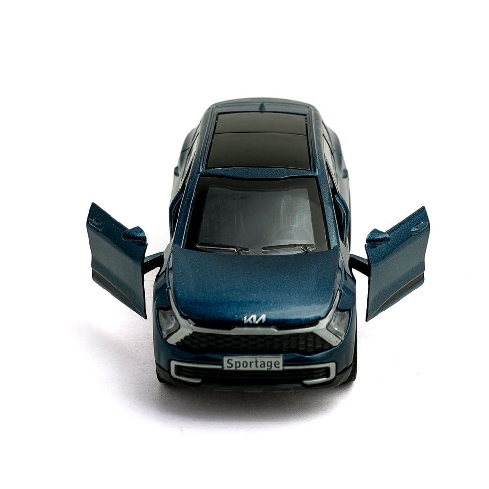 Die Cast Car With Light And Sound - Steel Green, Die-cast Model Car, Chase Value, Chase Value