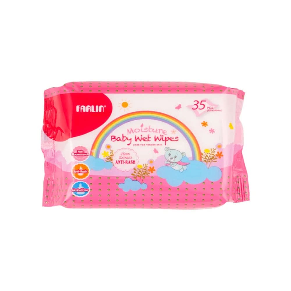 Farlin Baby Wipes 35 Pcs Bag, Diapers & Wipes, Farlin, Chase Value
