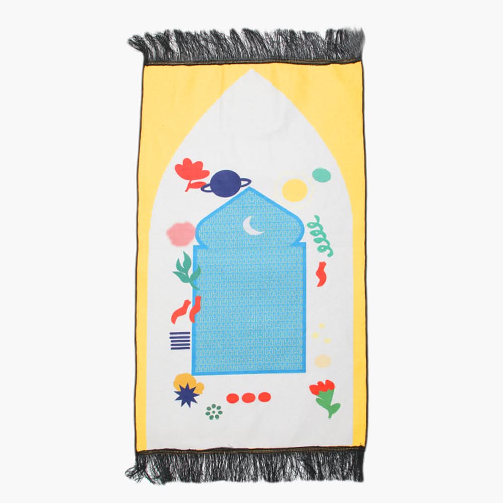 Kids Ja-e-Namaz (Prayer Mat) - Yellow, Mats, Chase Value, Chase Value