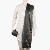 Women's Masoori Zari Dupatta - Dark Grey, Women Dupatta, Chase Value, Chase Value