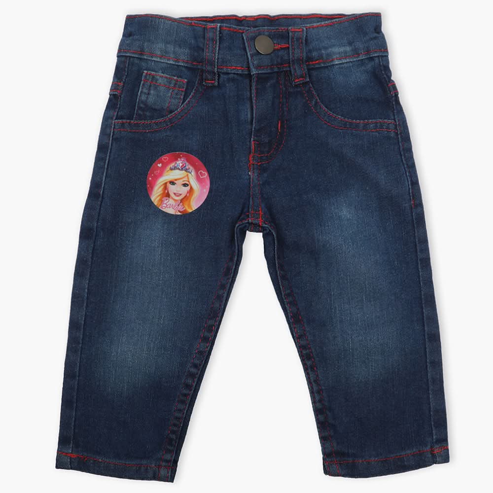 Newborn Girls Pant Denim - Blue, Newborn Girls Shorts Skirts & Pants, Chase Value, Chase Value