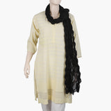 Women's Chiffon Dupatta - Black, Women Dupatta, Chase Value, Chase Value
