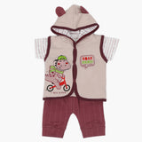 Newborn Boys Hoodie T-Shirt - Purple, Newborn Boys Shirts & T-Shirts, Chase Value, Chase Value