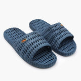 Rubber Bath Slipper - Steel Blue, Men's Slippers, Chase Value, Chase Value