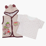 Newborn Boys Hoodie T-Shirt - Purple, Newborn Boys Shirts & T-Shirts, Chase Value, Chase Value