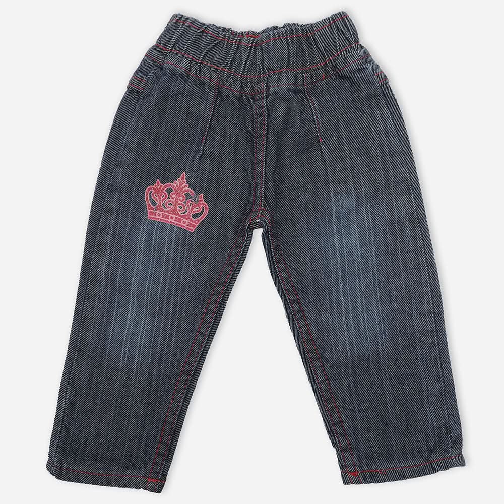 Newborn Girls Pant Denim - Blue, Newborn Girls Shorts Skirts & Pants, Chase Value, Chase Value