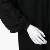 Women's Zipper Abaya - Black, Women Abayas, Chase Value, Chase Value
