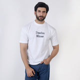 Eminent Men's Half Sleeves Printed T-Shirt - White, Men's T-Shirts & Polos, Eminent, Chase Value