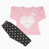 Newborn Girls Full Sleeves Suit - Pink, Newborn Girls Winterwear, Chase Value, Chase Value