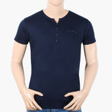 Men's Half Sleeves T-Shirt - Navy Blue, Men's T-Shirts & Polos, Chase Value, Chase Value