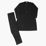 Boys Embroidered Shalwar Suit - Black, Boys Shalwar Kameez, Chase Value, Chase Value