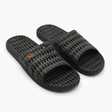 Rubber Bath Slipper - Black, Men's Slippers, Chase Value, Chase Value