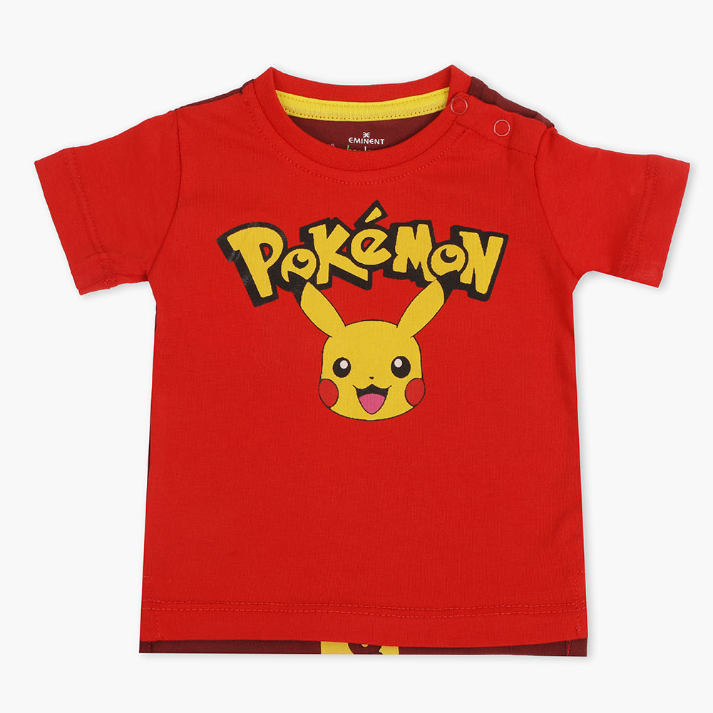 Eminent Newborn Boys Half Sleeves T-Shirt - Red, Newborn Boys Shirts & T-Shirts, Eminent, Chase Value