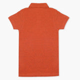 Boys Half Sleeves Polo T-Shirt - Rust, Boys T-Shirts, Chase Value, Chase Value