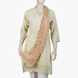 Women's Chiffon Dupatta - Skin, Women Dupatta, Chase Value, Chase Value