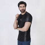 Men's Half Sleeves Round Neck T-Shirt - Black, Men's T-Shirts & Polos, Chase Value, Chase Value