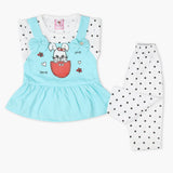 Newborn Girls Full Sleeves Suit - Sky Blue, Newborn Girls Winterwear, Chase Value, Chase Value