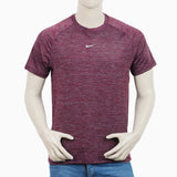 Men's Half Sleeves T-Shirt - Maroon, Men's T-Shirts & Polos, Chase Value, Chase Value