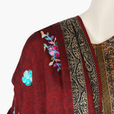 Women's Embroidered Shawl - Maroon, Women Shawls & Scarves, Chase Value, Chase Value