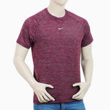 Men's Half Sleeves T-Shirt - Maroon, Men's T-Shirts & Polos, Chase Value, Chase Value