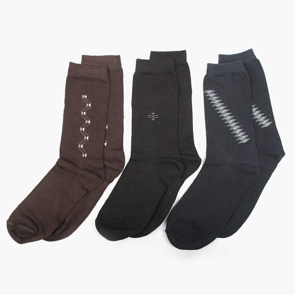 Men’s Socks Pack Of - 3 - Multi, Men's Socks, Chase Value, Chase Value