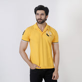Men's Half Sleeves Polo T-Shirt - Yellow, Men's T-Shirts & Polos, Chase Value, Chase Value
