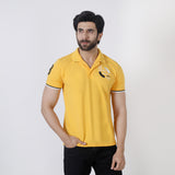 Men's Half Sleeves Polo T-Shirt - Yellow, Men's T-Shirts & Polos, Chase Value, Chase Value