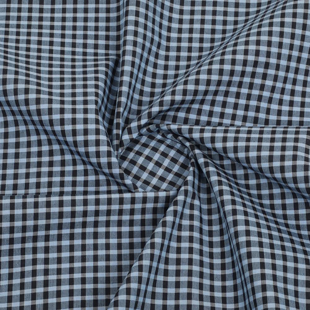 Men's Cotton Shirting Fabric - Blue, Men's Unstitched Fabric, Chase Value, Chase Value