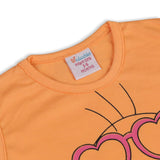 Valuable Newborn Girls Sando T-Shirt - Orange, Newborn Girls T-Shirts, Chase Value, Chase Value