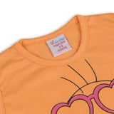 Valuable Newborn Girls Sando T-Shirt - Orange, Newborn Girls T-Shirts, Chase Value, Chase Value