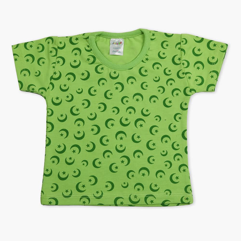 Newborn Boys Azadi T-Shirt - Green, Newborn Boys Shirts & T-Shirts, Chase Value, Chase Value