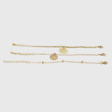 Women's Bracelet Pack Of 3 - Golden, Women Bangles & Bracelets, Chase Value, Chase Value