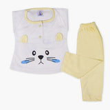 Newborn Girls Full Sleeves Suit - Yellow, Newborn Girls Winterwear, Chase Value, Chase Value
