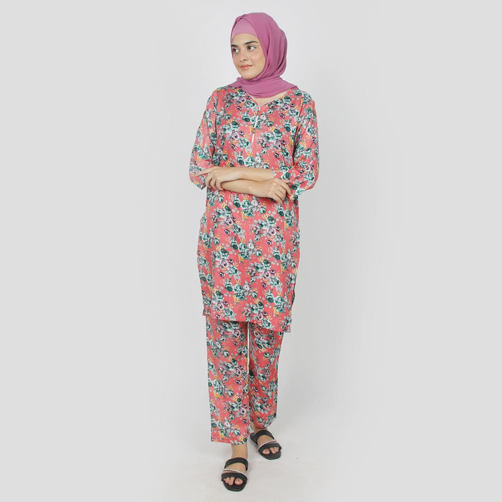 Women's Western Co-Ord Set - Pink, Women Co-Ord Set, Chase Value, Chase Value
